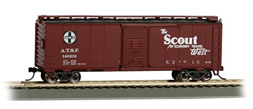 Bachmann Industries 40' Santa Fe Map Box Car - Scout - HO-Scale Train