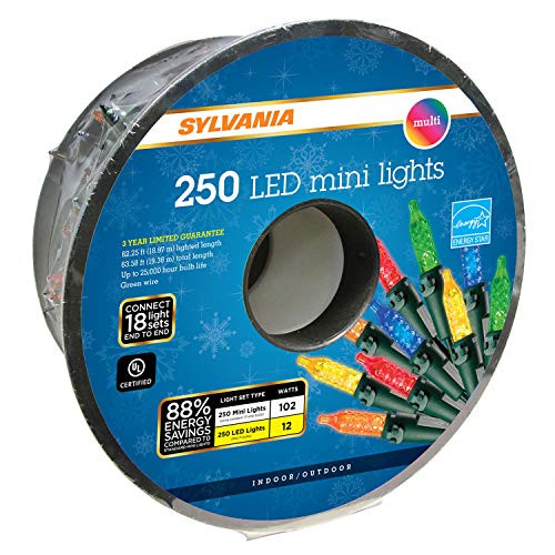 SYLVANIA LED Mini Christmas Lights, Multi