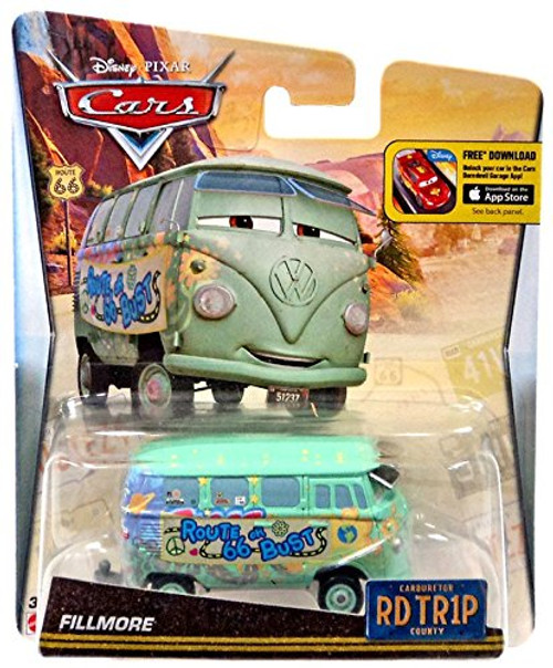 Disney Pixar Cars Walmart Exclusive Route 66 RD TR1P Road Trip Fillmore