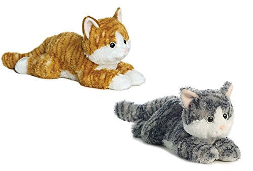 Aurora 12" Chester and Lily Cat Flopsies Bundle