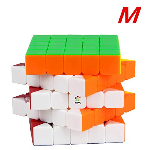 CuberSpeed YuXin HuangLong 5x5 M Stickerless Speed Cube Yuxin Huanglong 5x5x5 Magnetic Magic Cube Puzzle