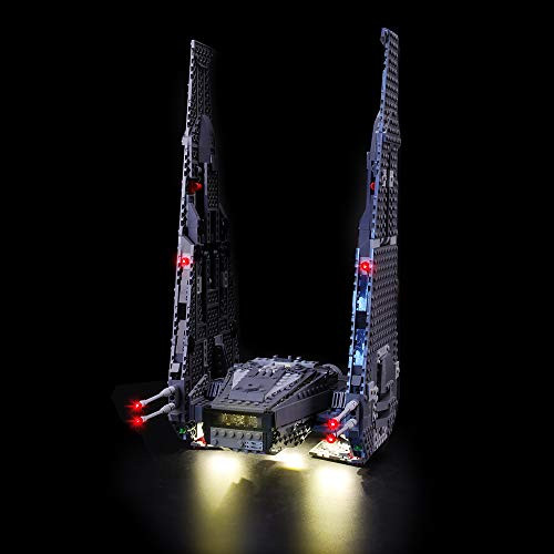 LIGHTAILING Light Set for (Star Wars Kylo Ren's Command Shuttle) Building Blocks Model - Led Light kit Compatible with Lego 75104(NOT Included The Model)