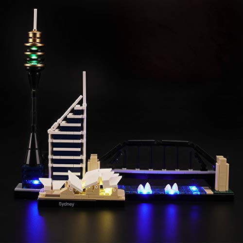 LIGHTAILING Light Set for (Architecture Sydney) Building Blocks Model - Led Light kit Compatible with Lego 21032(NOT Included The Model)