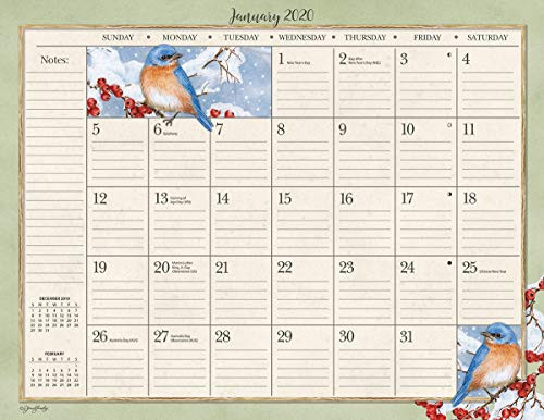 Lang Birds in The Garden 2020 Deskpad Calendar (20991010029)