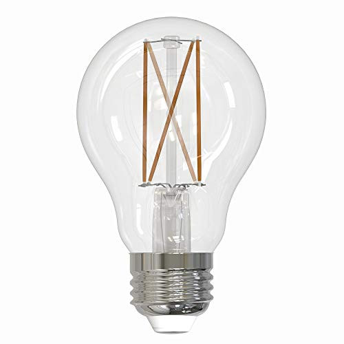 Bulbrite LED Filament A19 Dimmable Medium Screw Base (E26) Light Bulb, 50 Watt Equivalent, 3000K, Clear