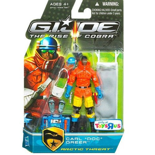 G.I. Joe Movie The Rise of Cobra 3 3/4 Inch Exclusive Action Figure Carl Doc Greer Arctic Threat G.I. Joe Movie The Rise of Cobra 3 3/4 Inch Exclusive Action Figure Carl Doc Greer Arctic Threat