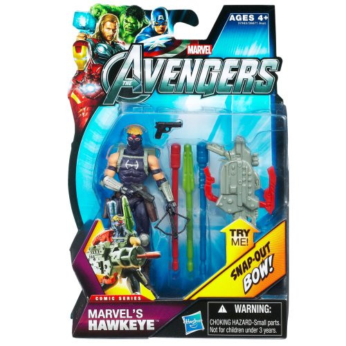 MISSING Marvel Avengers Movie 4 Inch Action Figure Marvels Hawkeye SnapOut Bow!