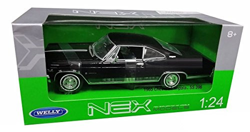 Welly 1: 24 W/B 1965 Chevrolet Impala SS 396 HT Diecast Car Model 22417W-BK Welly 1: 24 W/B 1965 Chevrolet Impala SS 396 HT Diecast Car Model 22417W-BK