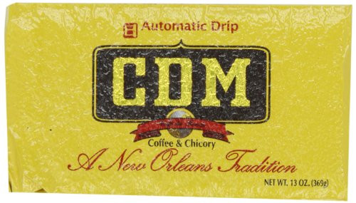 CDM Coffee and Chicory, Regular Grind, 13-Ounce Bricks Automatic Drip (Pack of 4) CDM Coffee and Chicory, Regular Grind, 13-Ounce Bricks Automatic Drip (Pack of 4)