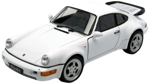 Porsche 911 (964) Turbo, white, Model Car, Ready-made, Welly 1:24 Porsche 911 (964) Turbo, white, Model Car, Ready-made, Welly 1:24
