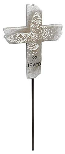Grasslands Road Memorial Cross Stake So Loved