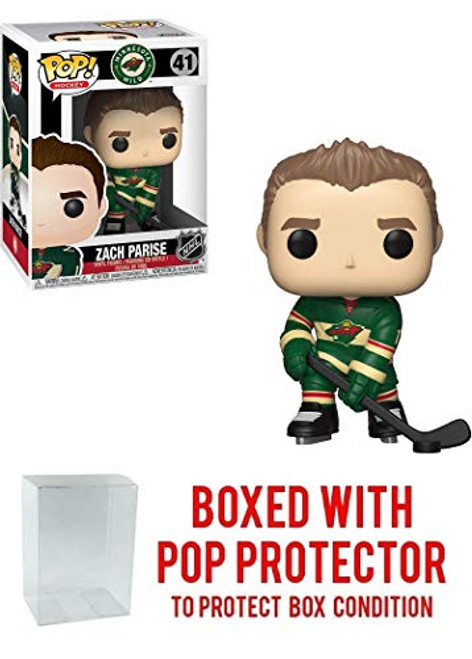 POP! Sports NHL Minnesota Wild Zach Parise Action Figure (Bundled with Pop Box Protector to Protect Display Box) POP! Sports NHL Minnesota Wild Zach Parise Action Figure (Bundled with Pop Box Protector to Protect Display Box)