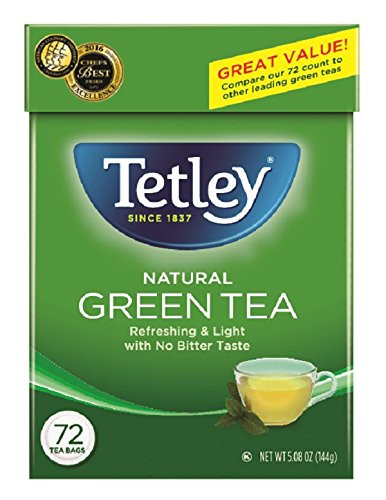 Tetley Green Tea, 72 Tea Bags (Pack of 6)