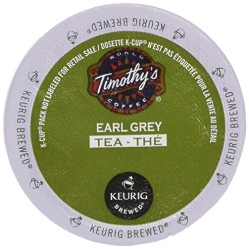 Timothy's World Tea, Earl Grey Tea, 24-Count K-Cups For Keurig Brewers (Pack of 2)