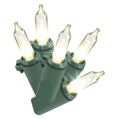Philips 60ct. Warm White Twinkle LED Mini String Lights - Green Wire