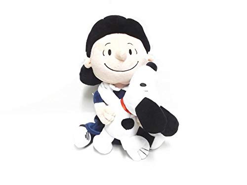 Hallmark Peanuts Lucy and Snoopy Hugging Stuffed Animal, 9" Hallmark Peanuts Lucy and Snoopy Hugging Stuffed Animal, 9"