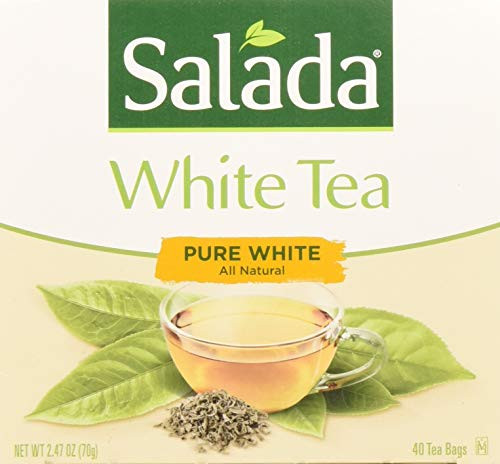 Salada Pure White Tea, 40-Count Packages (Pack of 6)