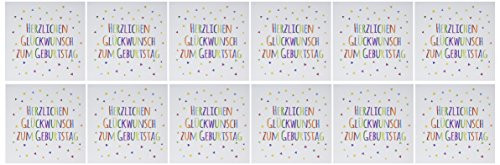 3dRose Herzlichen Gluckwunsch Zum Geburtstag, German Greeting Cards, 6" x 6", Set of 12 (gc_202028_2) 3dRose Herzlichen Gluckwunsch Zum Geburtstag, German Greeting Cards, 6" x 6", Set of 12 (gc_202028_2)