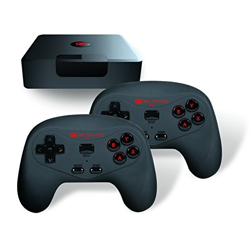 My Arcade GameStation Wireless - Plug and Play Game Console - 2 Wireless Controllers - 300 Retro Style Games - Battery or USB Powered - Plugs Into TV