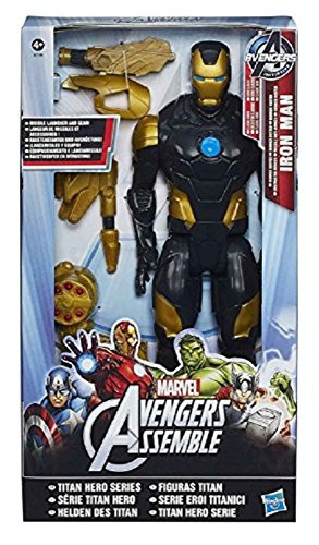 Marvel Avengers Titan Hero Series Bunker Buster Iron Man Action Figure