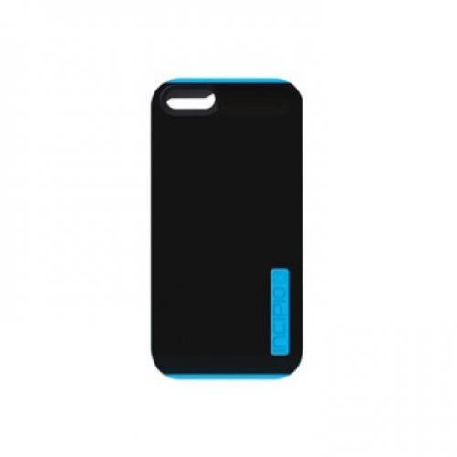 Incipio DualPro Case for iPhone 5S - Retail Packaging - Black/Cyan