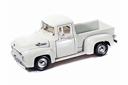 Motormax 73235 1956 Ford F-100 Pickup White 1/24 Diecast Car Model
