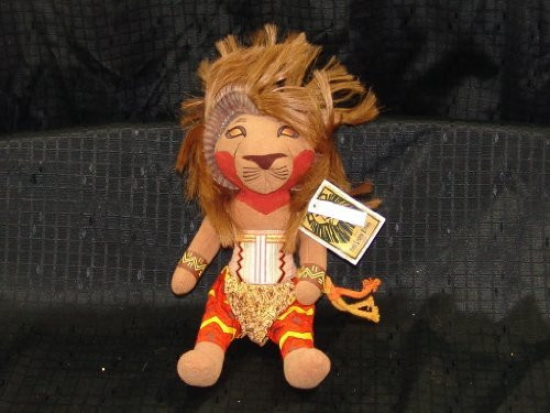Simba Plush Lion King Musical Stageshow Version Rare Bean Bag Toy by Disney