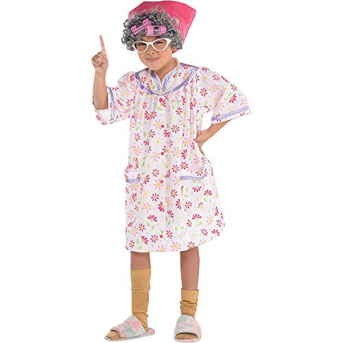 Suit Yourself Little Old Lady Halloween Costume for Girls, Medium, Includes Accessories