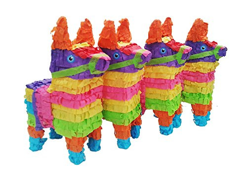 Aztec Imports, Inc. Mini Donkey Pinata Pack (4 pcs.)