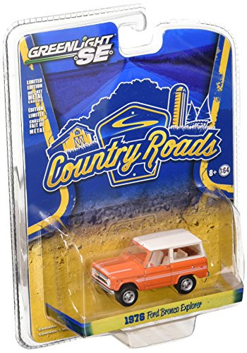 Greenlight 1: 64 Country Roads Series 14 - 1976 Ford Bronco Explorer Diecast Vehicle