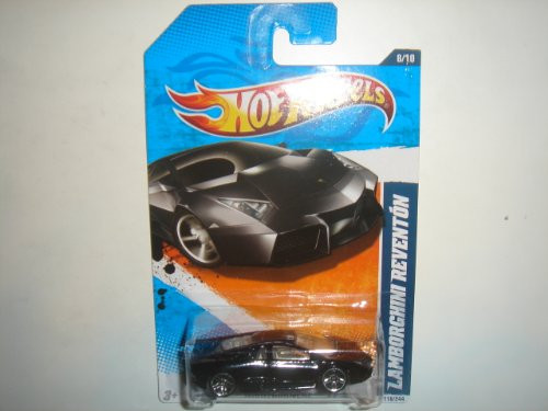 Hot Wheels Lamborghini Reventon Black Nightburnerz 2011 118/244 die-cast