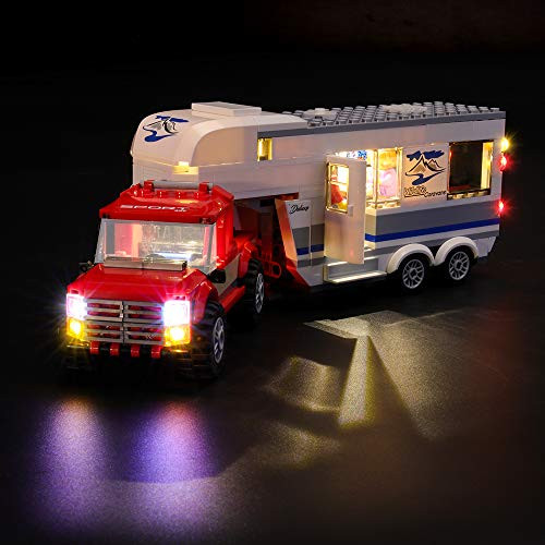 LIGHTAILING Light Set for (City Pickup Caravan) Building Blocks Model - Led Light kit Compatible with Lego 60182(NOT Included The Model)