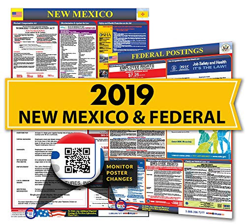 2019 New Mexico State & Federal Labor Law Posters for Workplace Compliance