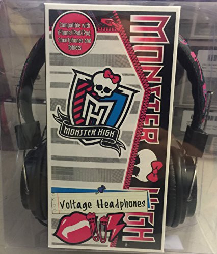 Sakar Monster High Printed Plush Headphones - Styles May Vary,35148