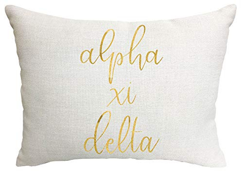 Alpha Xi Delta Sorority Throw Pillow
