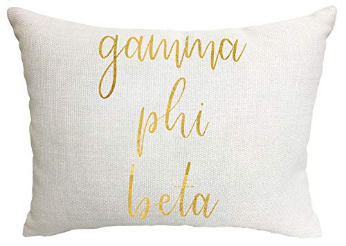 Gamma Phi Beta Sorority Throw Pillow