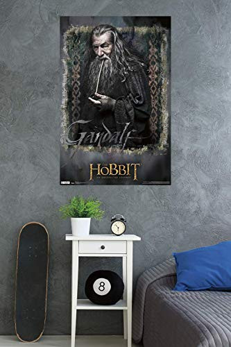 Trends International The Hobbit-Gandalf Clip Wall Poster, 22.375" x 34", Premium Poster & Clip Bundle