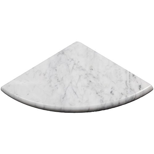 Premium Quality Italian Carrara Marble Corner Shelf Polished 9'' (1)