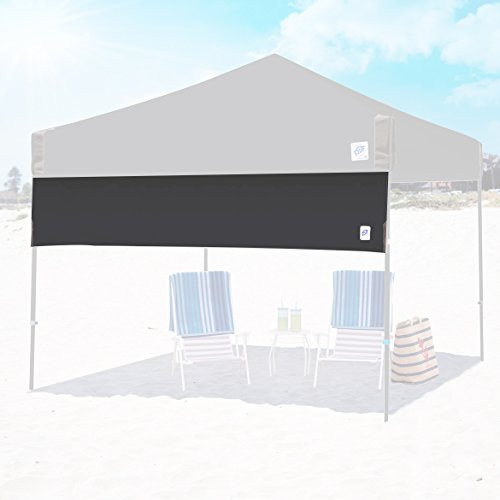 E-Z UP Recreational Half Wall  Black - Fits Straight Leg 10' E-Z UP Instant Shelters