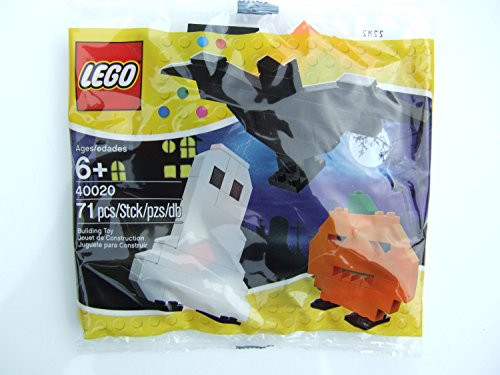LEGO Seasonal Halloween Mini Figure Set #40020 Ghost, Pumpkin Bat Bagged