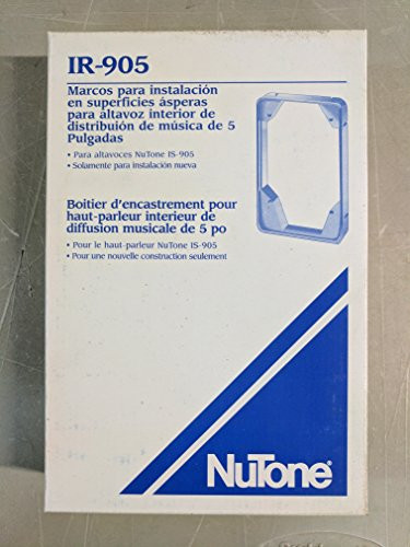 Nutone IR905 Rough-In for IS905 new construction Nutone Intercom