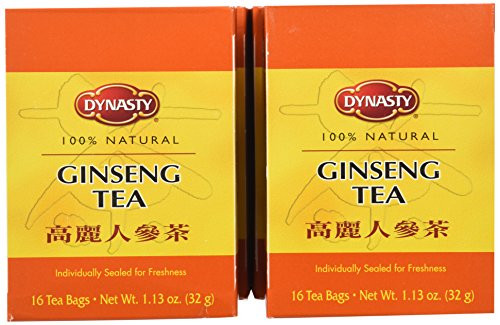 Dynasty Tea, Ginseng, 1.13-Ounce (Pack of 6)