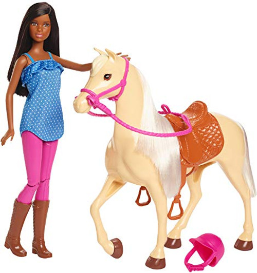Barbie Doll & Horse, Dark Hair Barbie Doll & Horse, Dark Hair