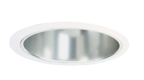 Juno Lighting 26W-WH 6-Inch Straight Downlight Cone Gloss White with White Trim