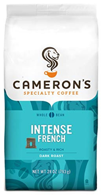 Cameron's Coffee Roasted Whole Bean Coffee, Intense French, 28 Ounce Cameron's Coffee Roasted Whole Bean Coffee, Intense French, 28 Ounce