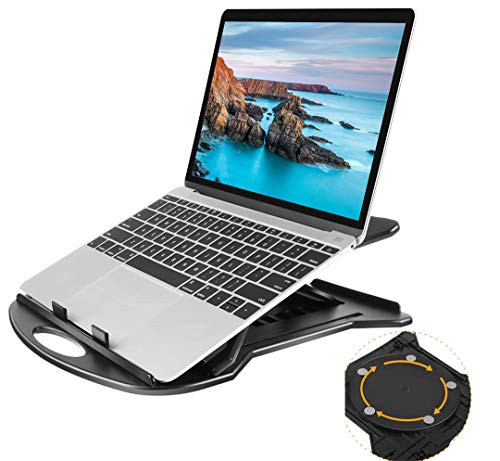 HUANUO Adjustable Laptop Stand, 360 ° Swivel Laptop Riser Fits 11-15.6 inch Laptop, Tablet, Notebook