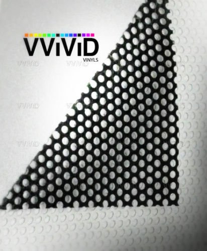 One-Way Perforated Vinyl Privacy Window Film Adhesive Glass Wrap Roll (3ft x 54 inches)