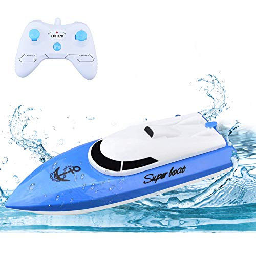 WomToy RC Boat, 2.4GHz High Speed Remote Control Boats for Lake/Pool/Pond, Electric RC Racing Boats for Adults & Kids WomToy RC Boat, 2.4GHz High Speed Remote Control Boats for Lake/Pool/Pond, Electric RC Racing Boats for Adults & Kids