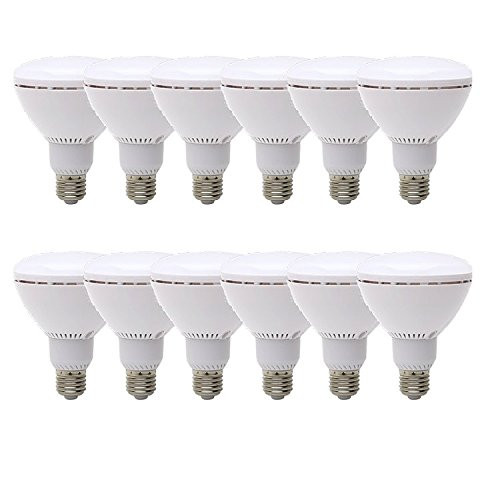 New ViriBright, New Technology!, 65 Watt Replacement, BR30 LED Flood Light Bulb (12 Pack), E26 Base, 4000K Cool White, Dimmable, Energy Saving, Value Pack New ViriBright, New Technology!, 65 Watt Replacement, BR30 LED Flood Light Bulb (12 Pack), E26 Base, 4000K Cool White, Dimmable, Energy Saving, Value Pack