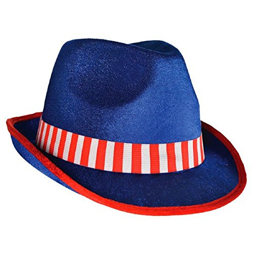 Amscan Fedora, Party Accessory, Red, White And Blue